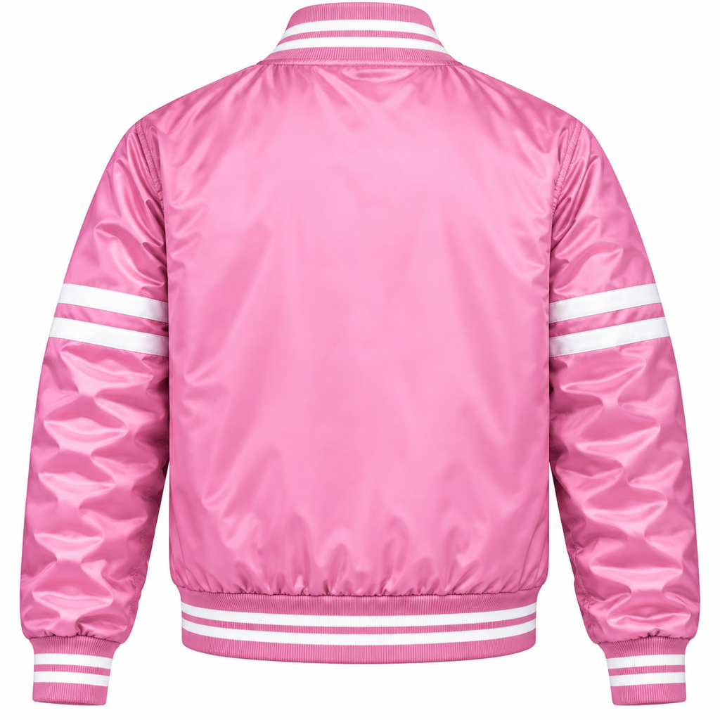 Chicago White Sox Stripe Sleeve Heavyweight Satin Jacket