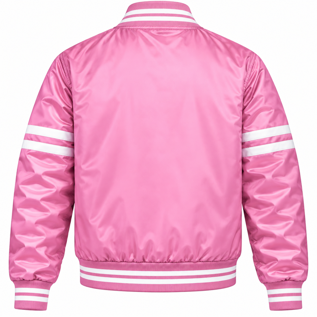 Chicago White Sox Stripe Sleeve Heavyweight Satin Jacket