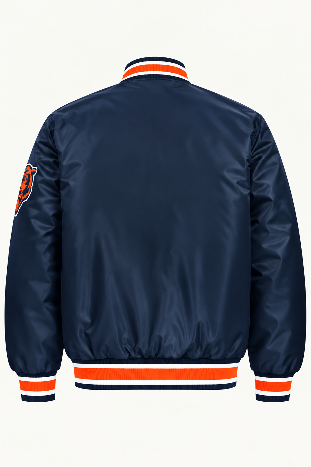 Chicago Bears Full-Snap Heavyweight Satin Jacket