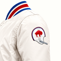 Buffalo Bills Retro Game Day Heavyweight Satin Jacket