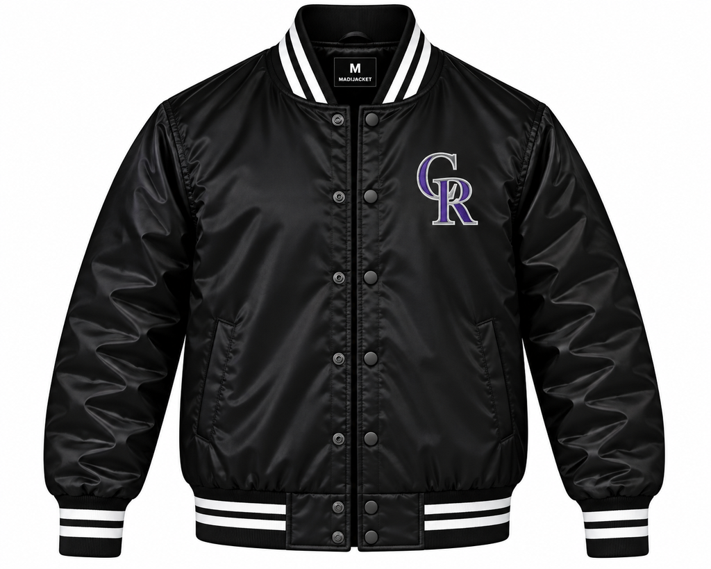 Colorado Rockies Retro Heavyweight Satin Jacket