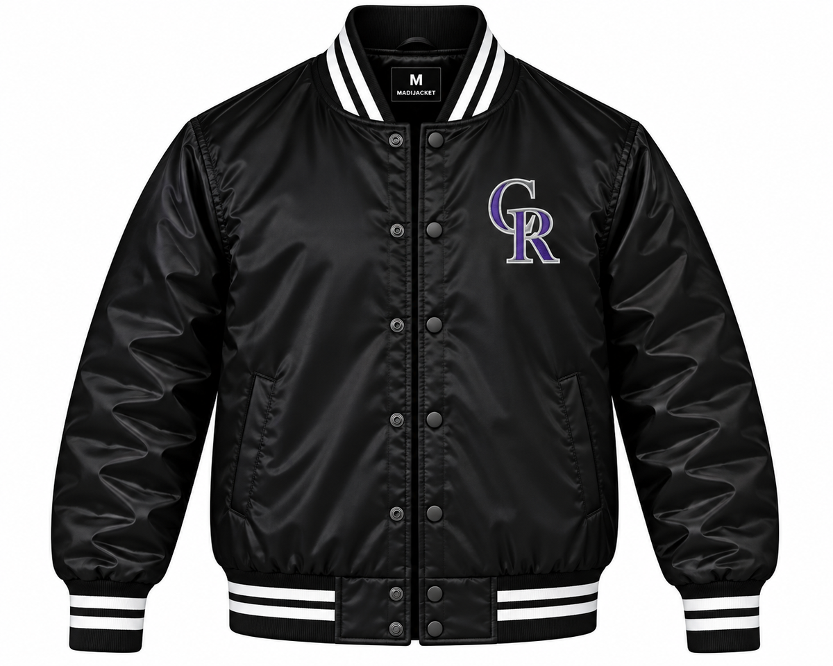Colorado Rockies Retro Heavyweight Satin Jacket