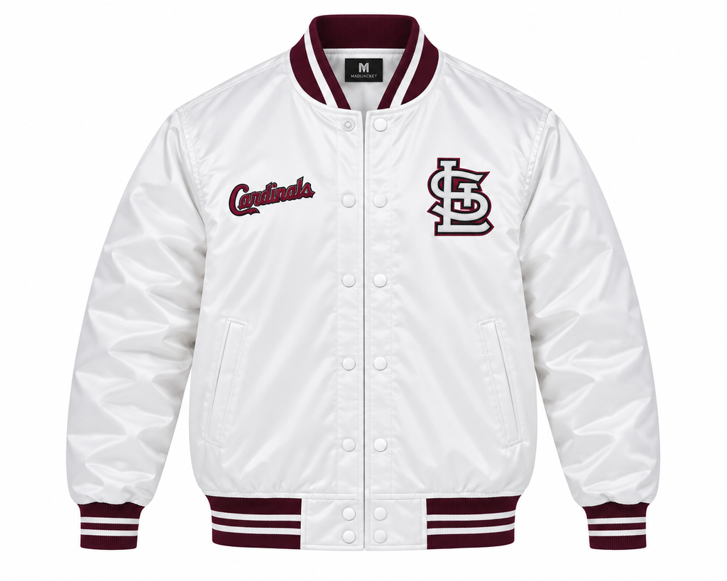 St. Louis Cardinals Game Day Heavyweight Satin Jacket