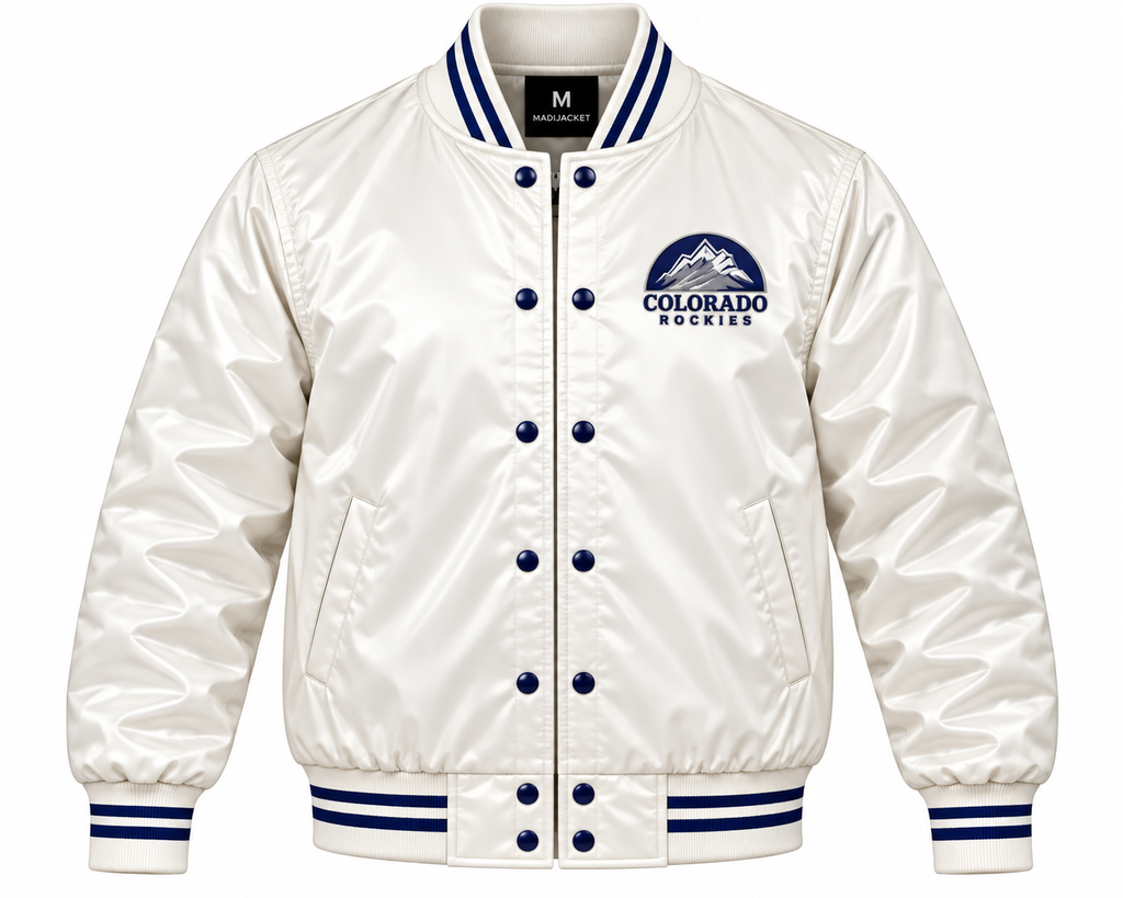 Colorado Rockies Game Day Heavyweight Satin Jacket