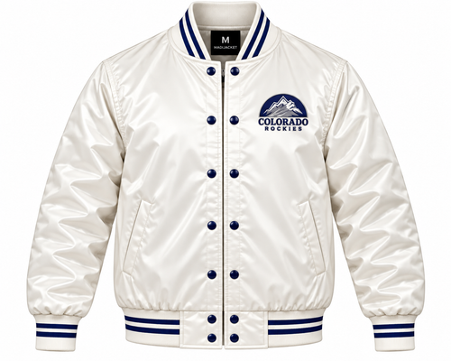 Colorado Rockies Game Day Heavyweight Satin Jacket