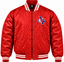 Texas Rangers Red Heavyweight Satin Jacket