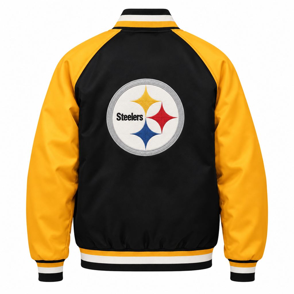 Pittsburgh Steelers Varsity Heavyweight Satin Jacket