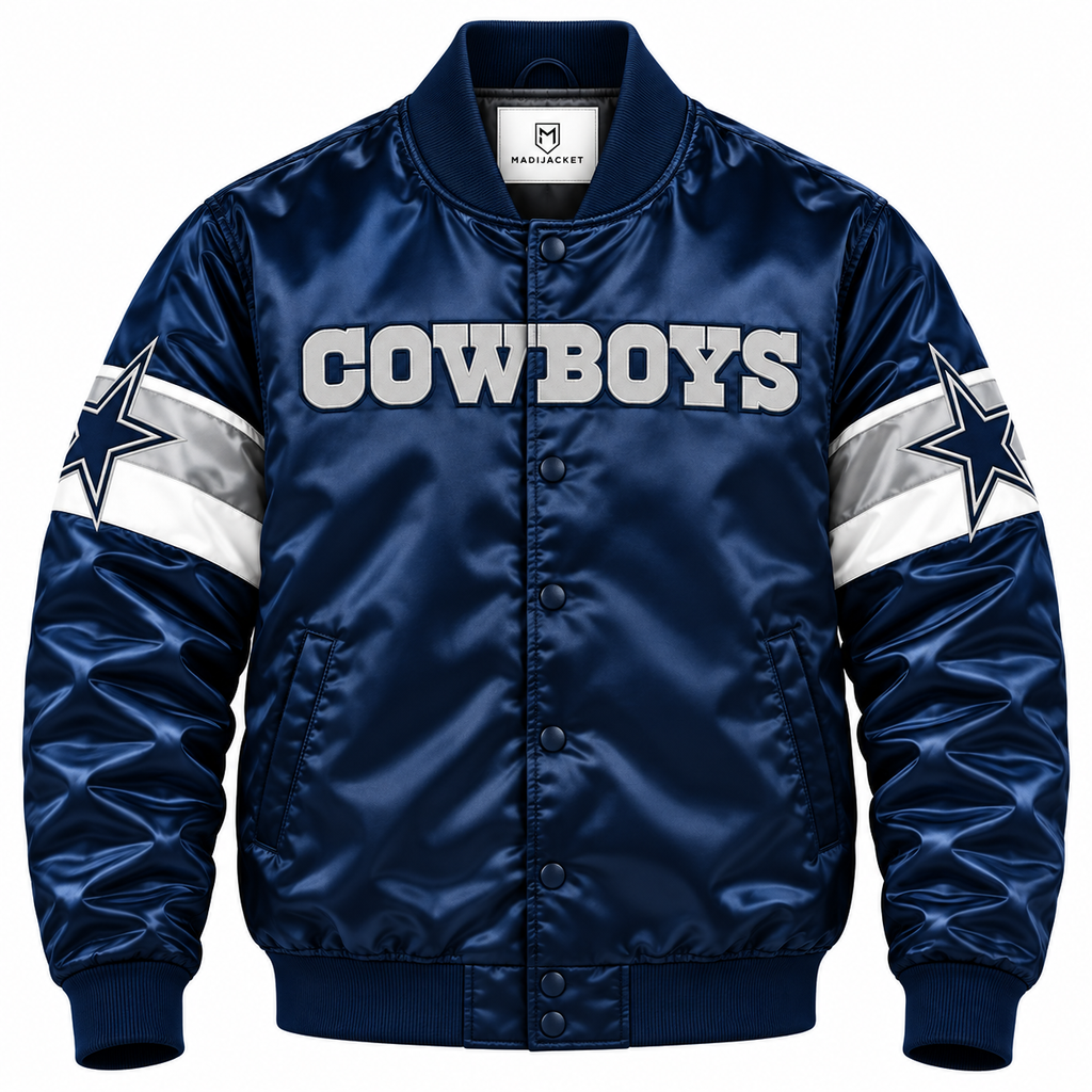 Dallas Cowboys Triple Option Heavyweight Satin Jacket