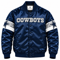 Dallas Cowboys Triple Option Heavyweight Satin Jacket