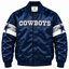 Dallas Cowboys Triple Option Heavyweight Satin Jacket