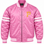 Pittsburgh Pirates Pink Heavyweight Satin Jacket