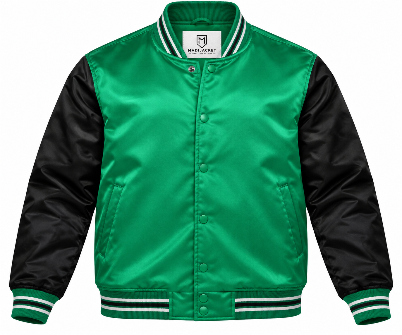 New York Jets Retro Heavyweight Satin Jacket Secondary image