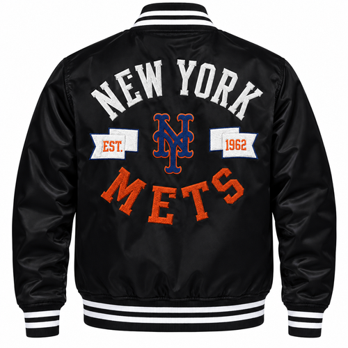 New York Mets Retro Heavyweight Satin Jacket