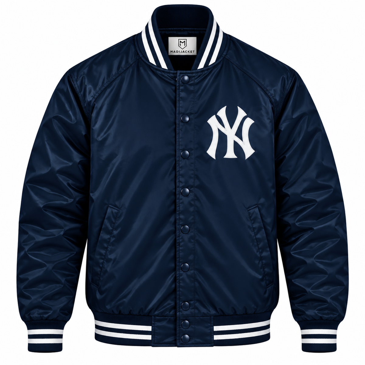 NY Yankees Heavyweight Satin Jacket Main image