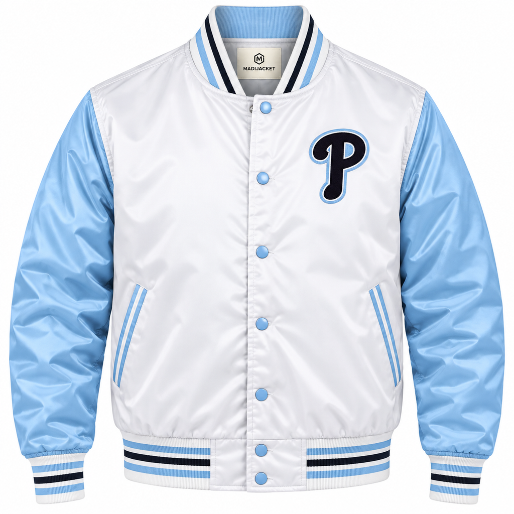 Philadelphia Phillies Varsity Heavyweight Satin Jacket