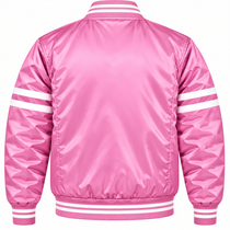 Pittsburgh Pirates Pink Heavyweight Satin Jacket