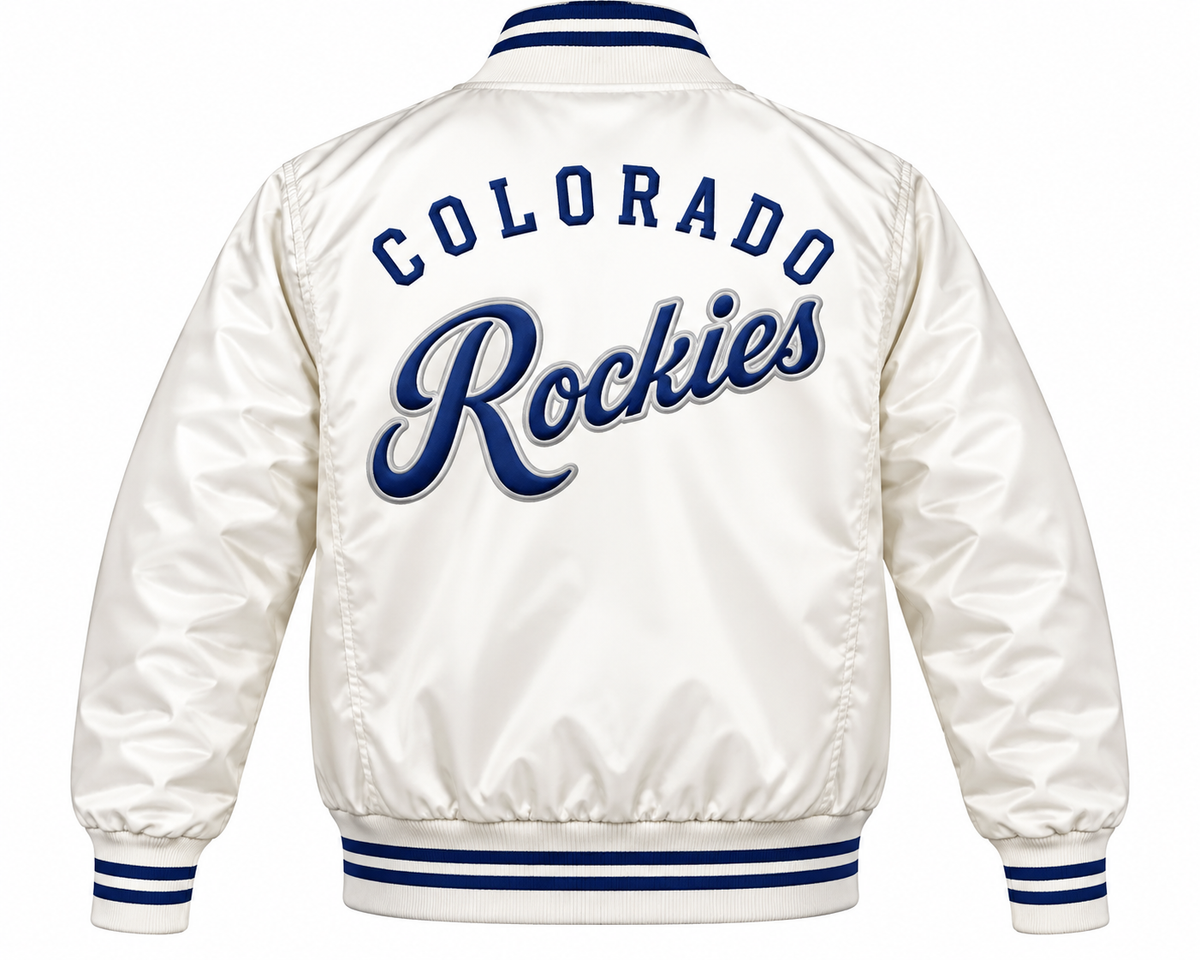 Colorado Rockies Game Day Heavyweight Satin Jacket