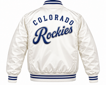 Colorado Rockies Game Day Heavyweight Satin Jacket