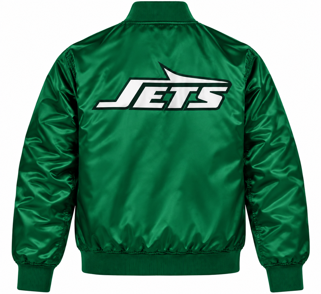 New York Jets Game Day Heavyweight Satin Jacket