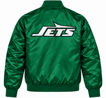 New York Jets Game Day Heavyweight Satin Jacket