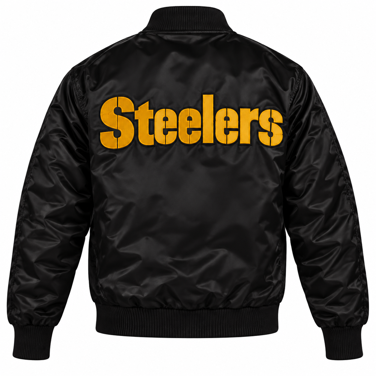 Pittsburgh Steelers Retro Heavyweight Satin Jacket Secondary image