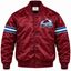 Avalanche Stripe Sleeves Heavyweight Satin Jacket