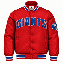 New York Giants Retro Heavyweight Satin Jacket