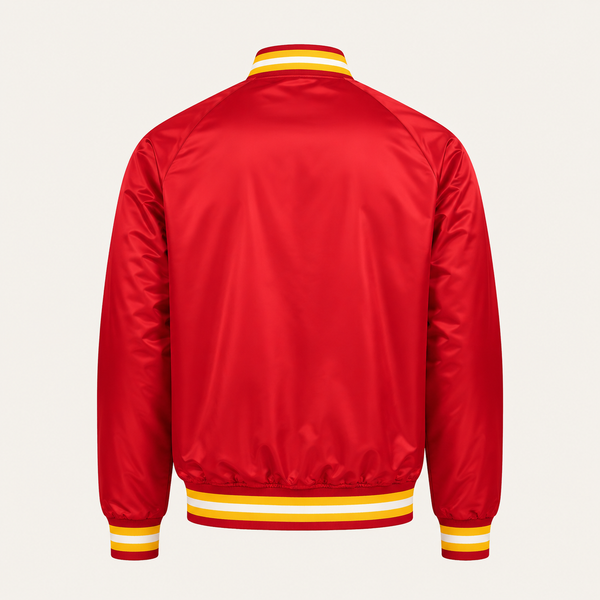 Atlanta Hawks Heavyweight Satin Fan Jacket