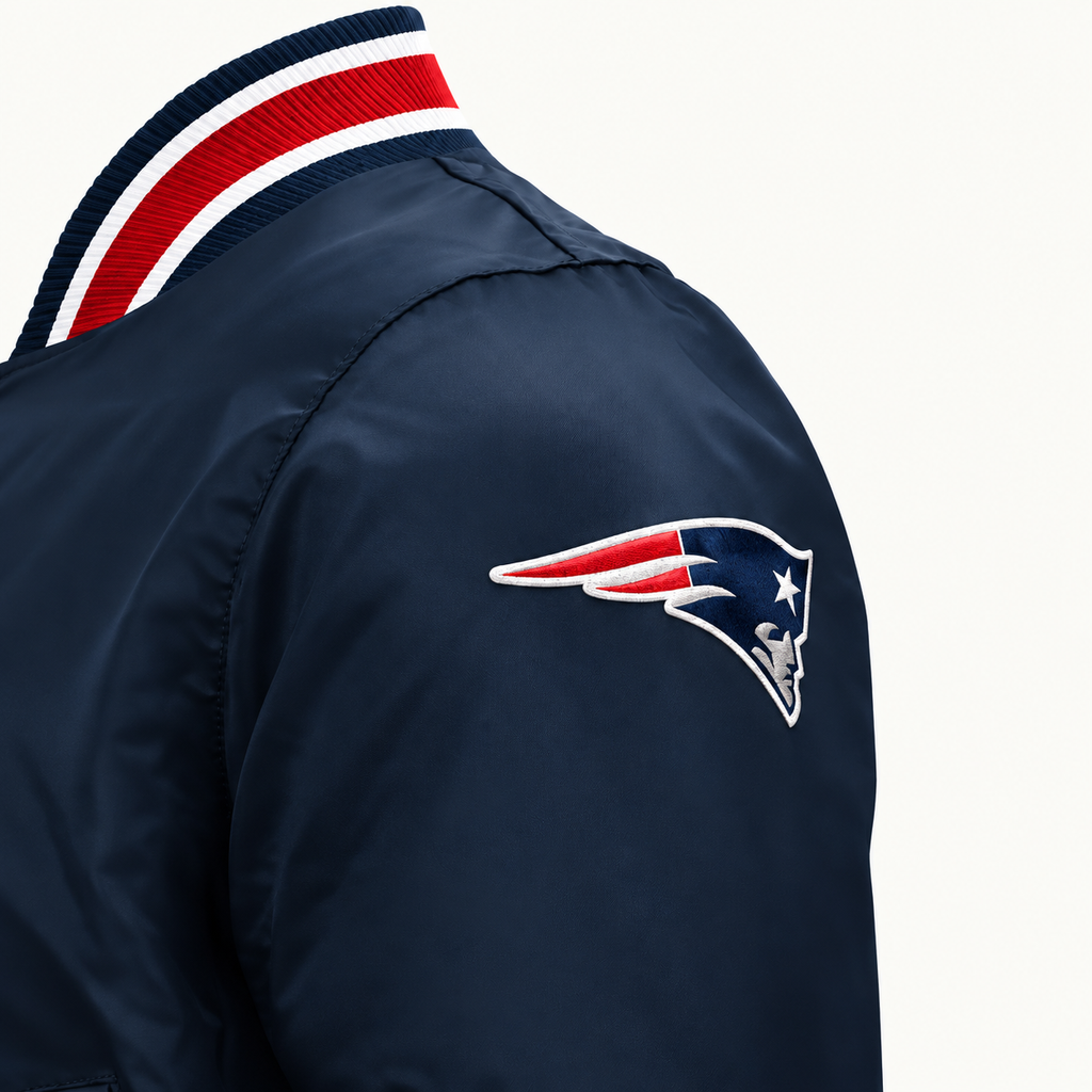 New England Patriots Heavyweight Satin Jacket