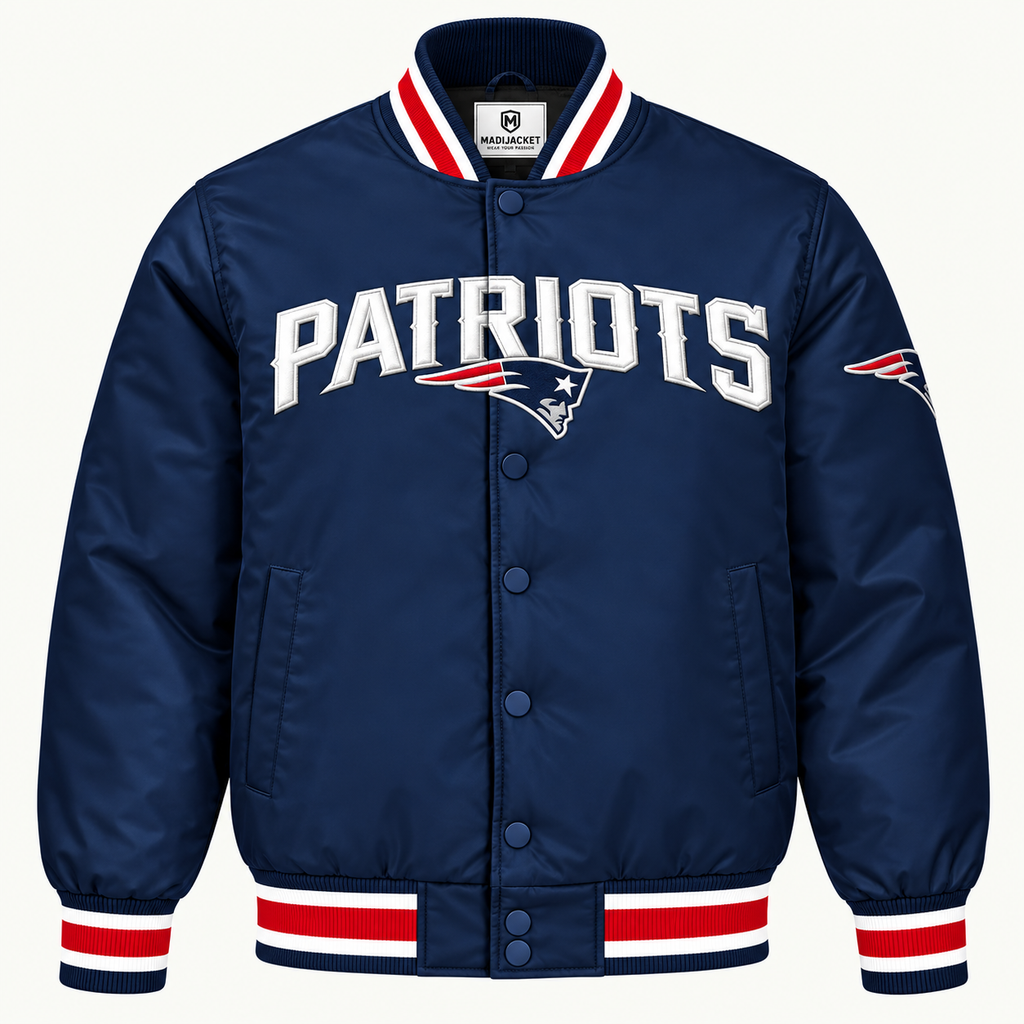 New England Patriots Heavyweight Satin Jacket