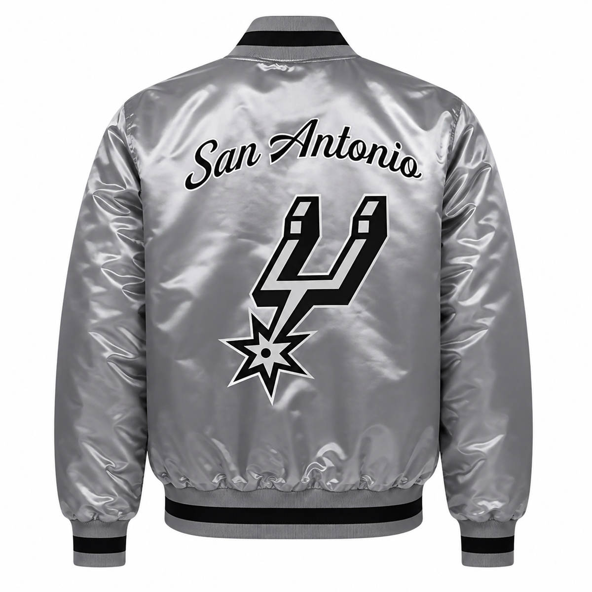 San Antonio Spurs Heavyweight Satin Fan Jacket