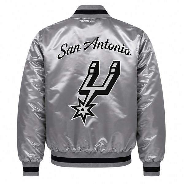 San Antonio Spurs Heavyweight Satin Fan Jacket
