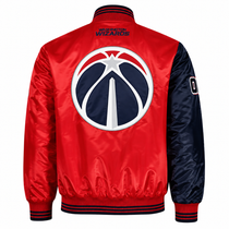 Washington Wizards Heavyweight Satin Fan Jacket