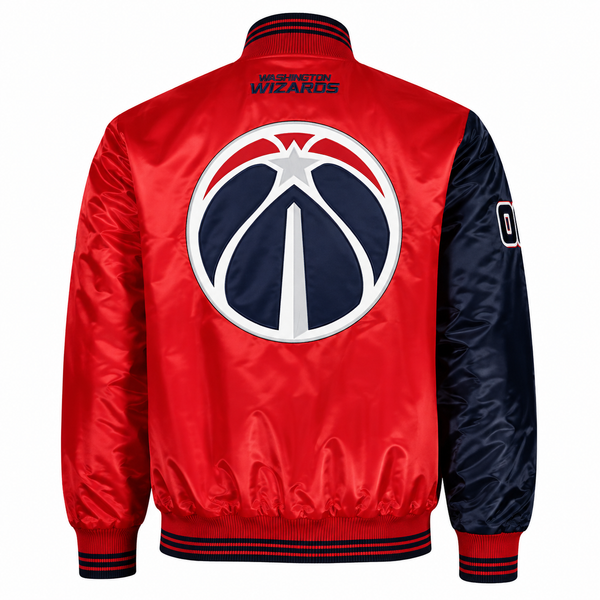 Washington Wizards Heavyweight Satin Fan Jacket
